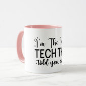 Ik ben de nail tech waar ze het over hadden, Nail  Mok (Voorkant links)