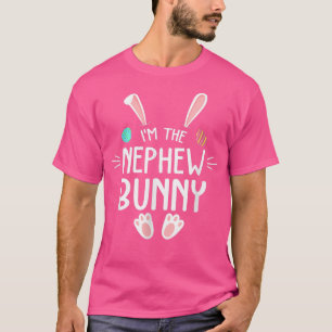 Ik ben de Nephew Bunny Mannen Cute Matching Famili T-shirt