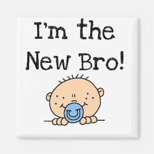 Ik ben de New Bro Tshirts en Gifts Magneet