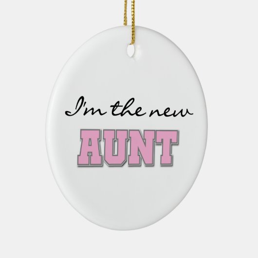 Ik ben de New Tunt Tshirts en Gifts Keramisch Ornament (Rechts)