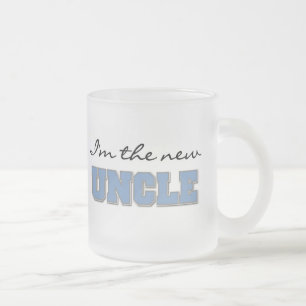 Ik ben de nieuwe oom Tshirts en geschenken Matglas Koffiemok