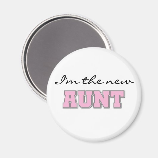 Ik ben de nieuwe tante magneet (Voorkant / Achterkant)