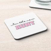 Ik ben de nieuwe tante Tshirts en geschenken Onderzetter (Linkerzijde)