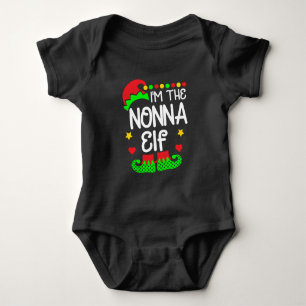 Ik ben de Nonna Elf Shirt kerstfamilie Elf Costu