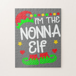 Ik ben de Nonna Elf Shirt kerstfamilie Elf Costu Legpuzzel