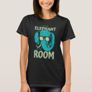 Ik ben de olifant in de kamer t-shirt