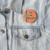 "Ik ben de oma" Bubbles - Gepersonaliseerd Ronde Button 5,7 Cm (In situ)