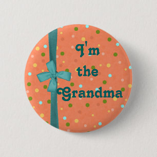 "Ik ben de oma" Bubbles - Gepersonaliseerd Ronde Button 5,7 Cm
