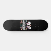 Ik ben de oma Bunny Paasfamilie Matching Persoonlijk Skateboard (Horizontaal)