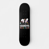 Ik ben de oma Bunny Paasfamilie Matching Persoonlijk Skateboard (Voorkant)