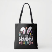 Ik ben de oma Bunny Paasfamilie Matching Tote Bag (Voorkant)