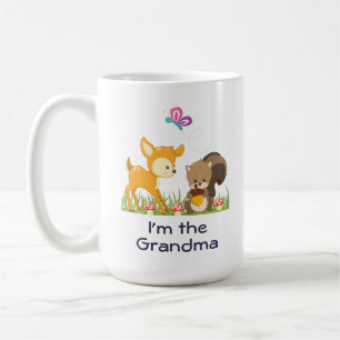 Ik ben de oma Cute Forest Animals Koffiemok