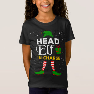 Ik ben de oma Elf Family Matching Christmas Paja T-shirt