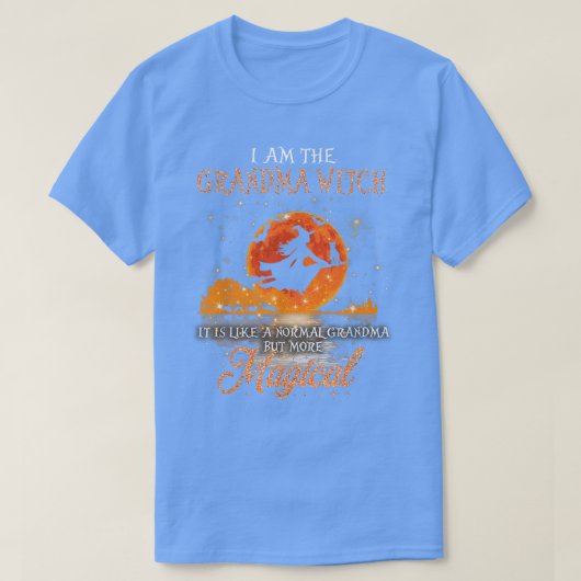 Ik ben de oma-heks als een gewone oma, maar ik ben t-shirt (Design voorkant)