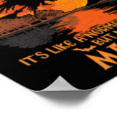 Ik ben de oma-heks als een normale oma-hallow poster (Hoek)