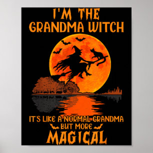 Ik ben de oma heks zoals een normale oma Hallow Poster