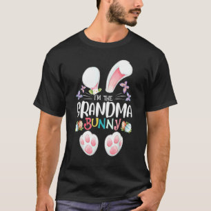 Ik ben de oma konijntje paaskonijn familie Matchi T-shirt