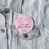 Ik ben de oma roze met Rubber Duck Ronde Button 7,6 Cm (In situ)