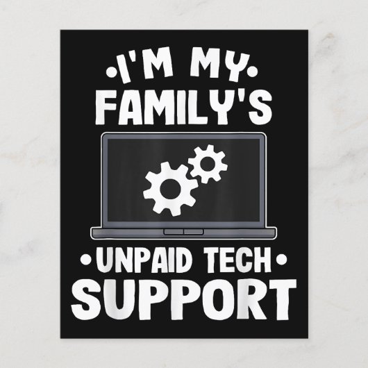 Ik ben de onbetaalde computer van mijn familie voo (Voorkant)