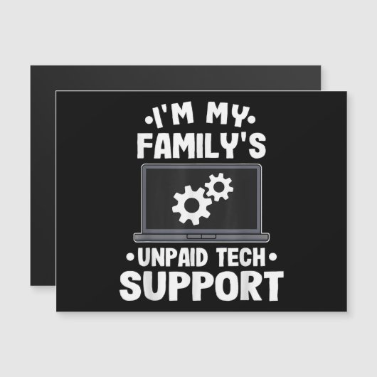 Ik ben de onbetaalde computer van mijn familie voo (Voorkant / Achterkant)