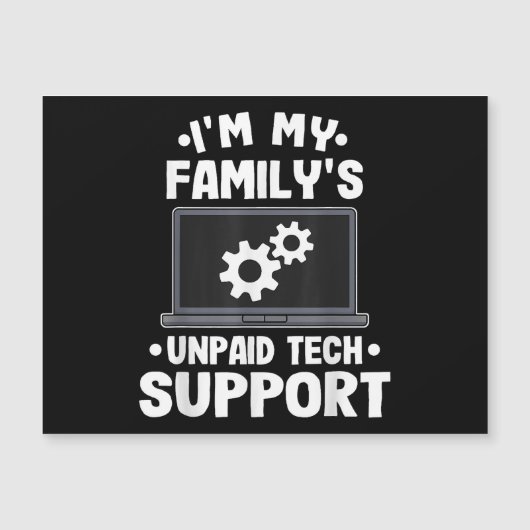 Ik ben de onbetaalde computer van mijn familie voo (Voorkant)