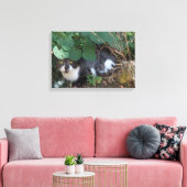 Ik ben de onzichtbare kat canvas afdruk (Insitu (Woonkamer))