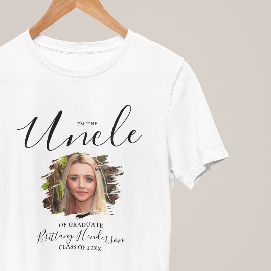 Ik ben de oom | Afstuderen foto T-Shirt