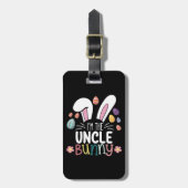Ik ben de Oom Bunny Paasfamilie Matching Bagagelabel (Voorkant verticaal)