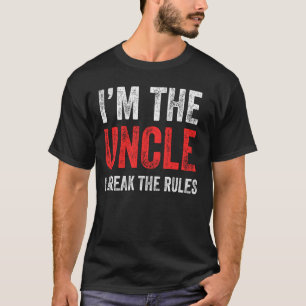 Ik ben de oom die de regels breekt Leuke familieva T-shirt