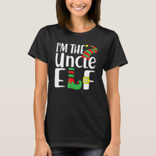 Ik ben de Oom Elf Familie Matching Group Kerstmis T-shirt