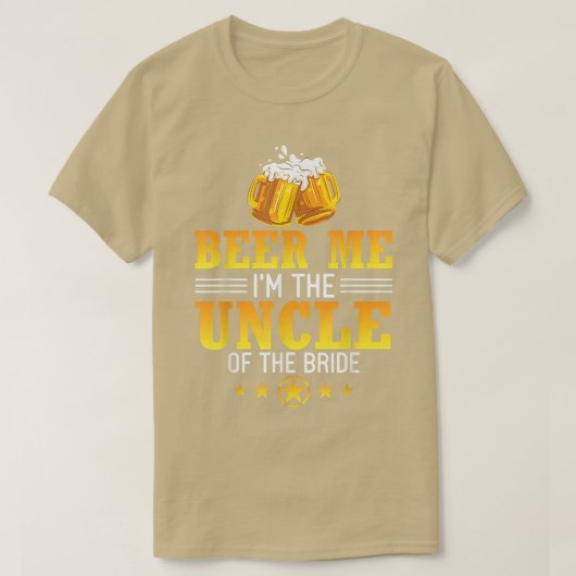 Ik ben de oom van de Bride Husband vrouw Dr. T-shirt (Design voorkant)