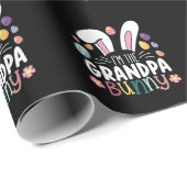 Ik ben de opa Bunny Paasfamilie Matching Cadeaupapier (Rol Hoek)