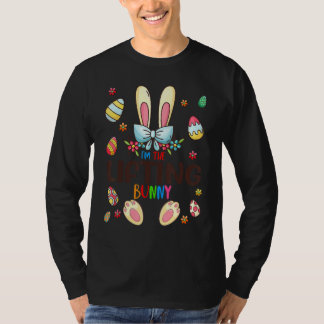 Ik ben de oplappende bunny Easter Day Matching Fam T-shirt