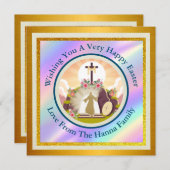 Ik ben de opstanding en het leven ansichtkaart kaart (Voorkant / Achterkant)