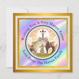 Ik ben de opstanding en het leven ansichtkaart kaart