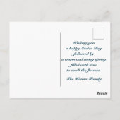 Ik ben de opstanding en het leven briefkaart (Achterkant)