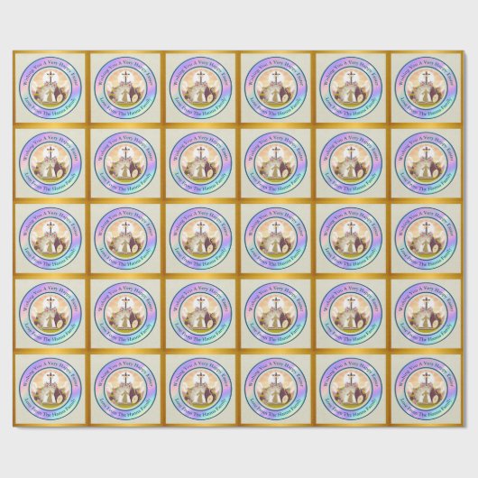 Ik ben de opstanding en het leven cadeaupapier (Vlak)