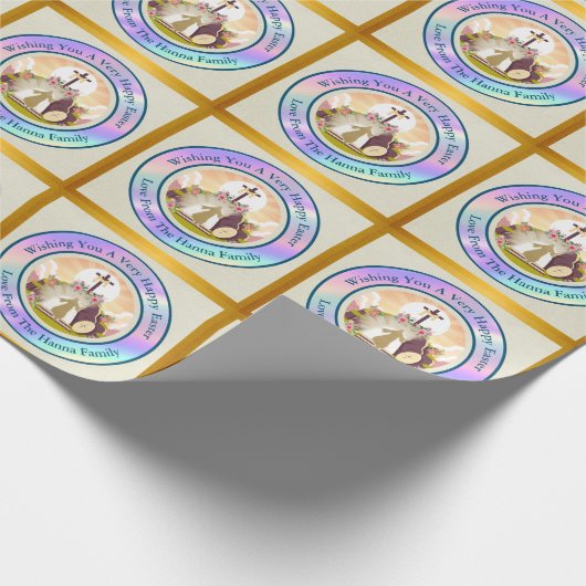 Ik ben de opstanding en het leven cadeaupapier (Hoek)