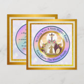 Ik ben de opstanding en het leven kaart (Voorkant / Achterkant)