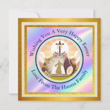 Ik ben de opstanding en het leven kerstkaart