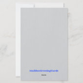 Ik ben de opstanding grijze briefpapier (Achterkant)