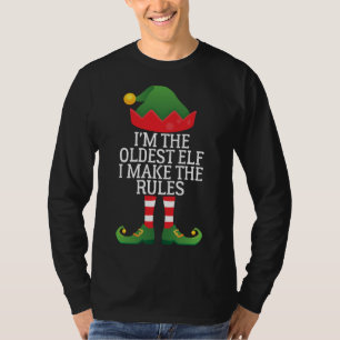 Ik ben de oudste broer die ik de regels maak t-shirt