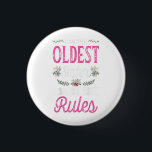 Ik ben de oudste die de regel maakt van grote zust ronde button 3,2 cm<br><div class="desc">Ik ben de oudste die de regel maakt van grote zuster Bro Gift</div>