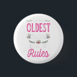 Ik ben de oudste die de regel maakt van grote zust ronde button 3,2 cm<br><div class="desc">Ik ben de oudste die de regel maakt van grote zuster Bro Gift</div>