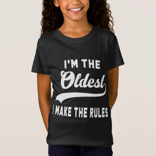 Ik ben de oudste Elf familie die grappige kerst aa T-shirt (Voorkant)