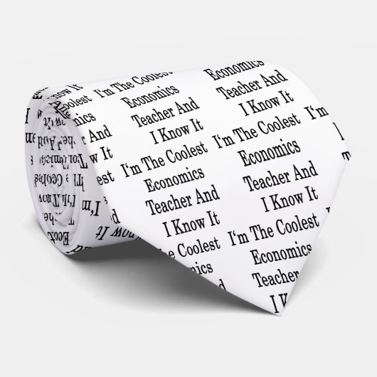 Ik ben de oudste leraar economie en ik weet het stropdas (Opgerold)