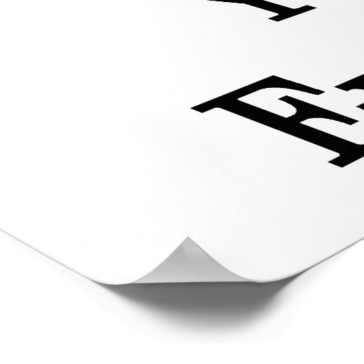 Ik ben de oudste leraar Wiskunde die je ooit zult  Poster (Hoek)