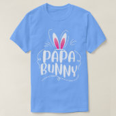 Ik ben de Papa Bunny Rabbit Ears Egg Funny Easter  T-shirt (Design voorkant)