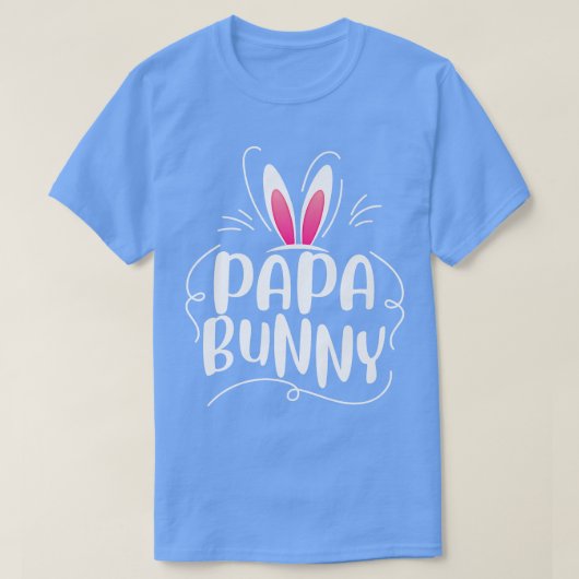 Ik ben de Papa Bunny Rabbit Ears Egg Funny Easter  T-shirt (Design voorkant)