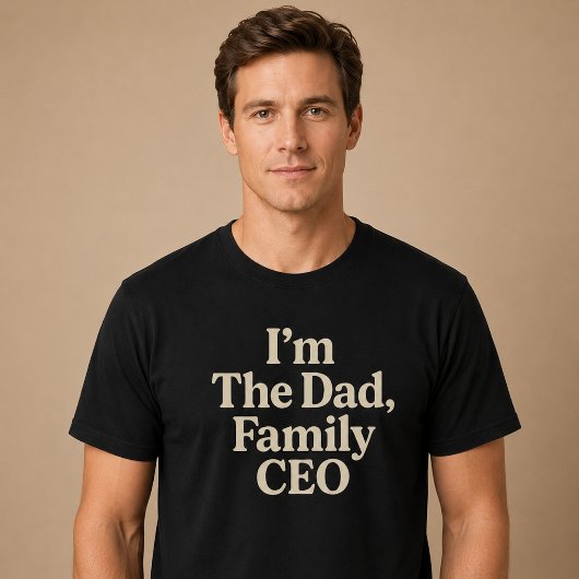 Ik ben de papa, CEO van het gezin T-shirt